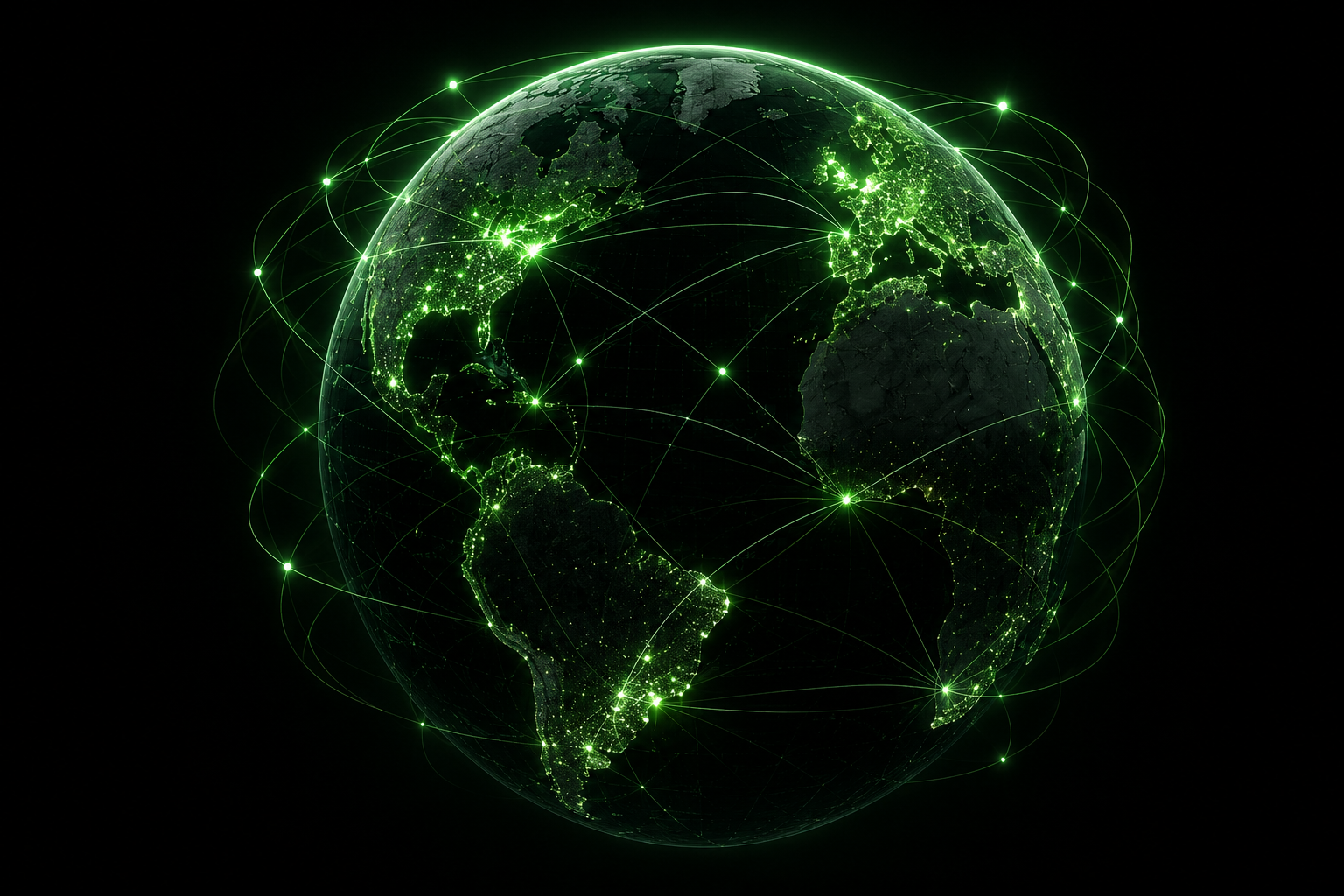 D8N network globe render